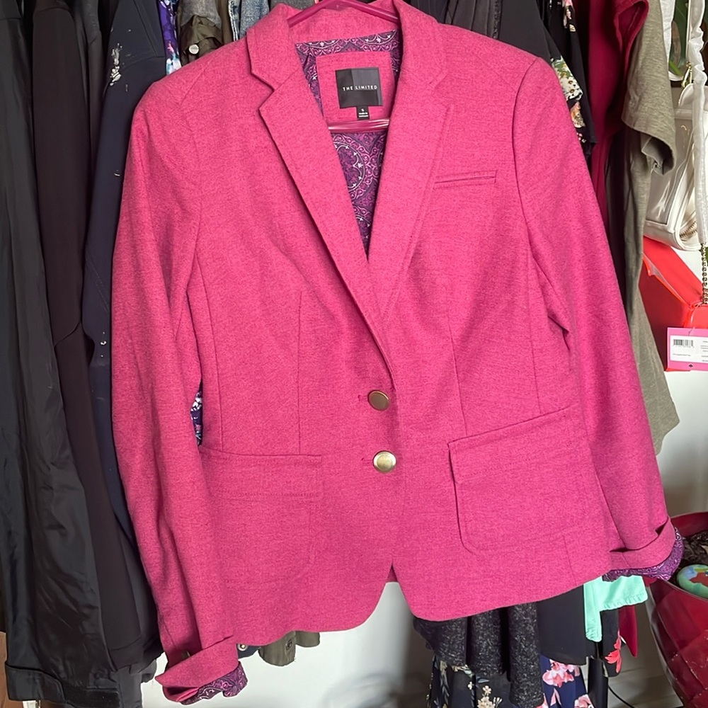 The Limited pink blazer